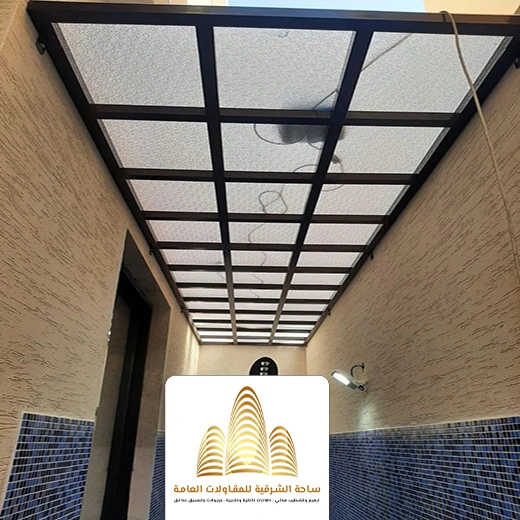 مظلات مداخل فلل